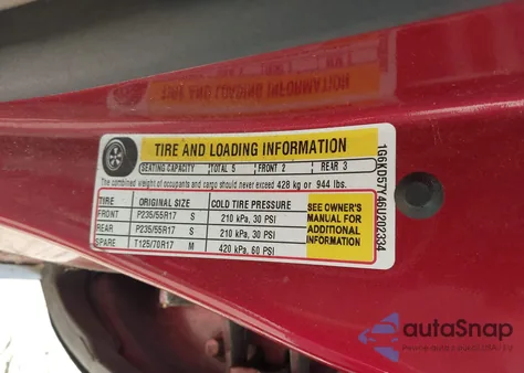 2006 Cadillac Dts Standard из США, поврежденный, VIN 1G6KD57Y46U202334